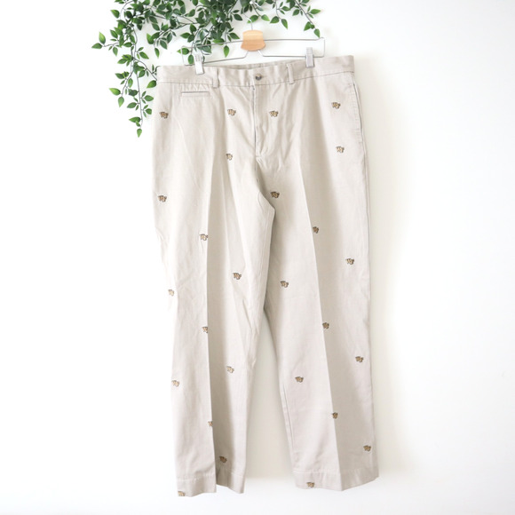 Wake Forest University Men's Campus Chinos Embroidered Khaki Pants Size 40 - Picture 1 of 4